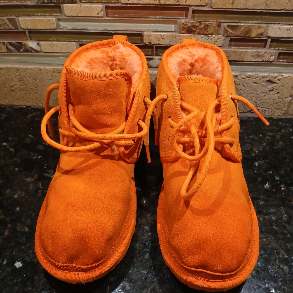 UGG Vibrant Orange Winter Boots